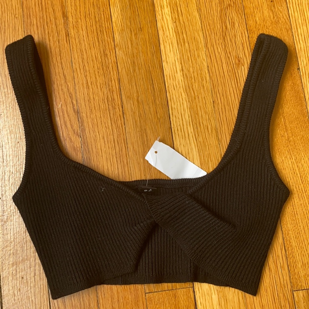Sweater bralette by hey babe